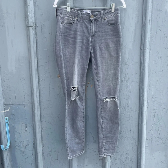 PAIGE Denim Verdugo Skinny Jeans Light  Grey, size 28 - Picture 2 of 8